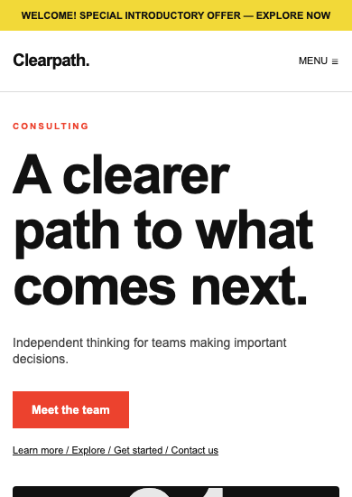 Clearpath: swiss consulting page